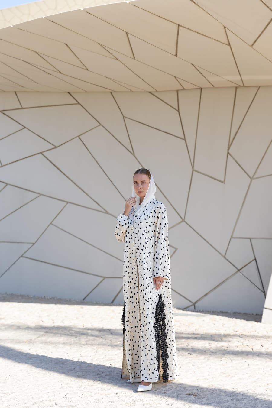 Polka Abaya